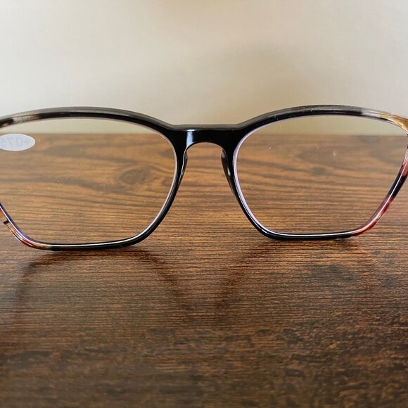 Women’s Eyeglasses Jos Choo Style Multicolor Tortoise Shell Cat Eye Frames Only - Picture 2 of 7